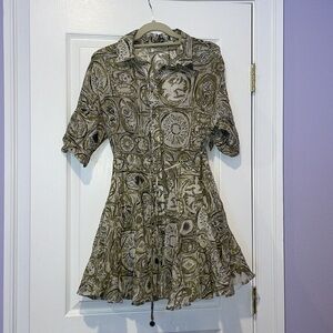 ZARA green summer dress